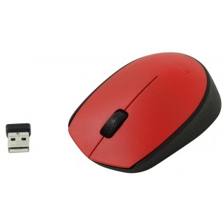Logitech M171 Wireless Red